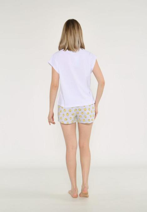 Pijama damă Looney Tunes cu imprimeu Tweety ,Engros